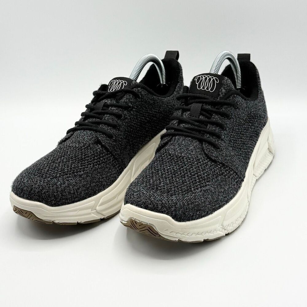 Woolloomooloo Bronte Merino Wool Sneakers in Charcoal Gray - EU 39 / AUS 8 Women